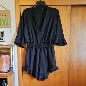 Black Romper Sz 10